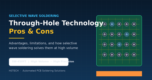 Blog công ty mới nhất về Through-Hole Technology Pros and Cons: How Selective Wave Soldering Machine SW-450YT Wins