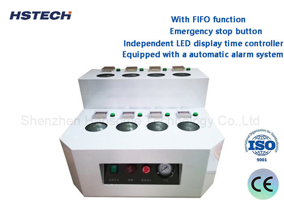 Giá tốt. Kiểm soát thời gian hiển thị LED độc lập với chức năng FIFO Máy làm nóng dán hàn 8 bình mới trực tuyến