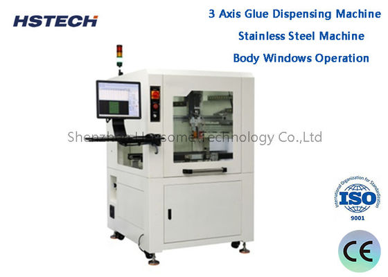 Giá tốt. Tốc độ cao 1000mm / s Độ chính xác cao 0,02mm PC Control màn hình LCD Máy phân phối keo thị giác trực tuyến