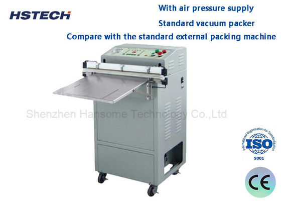 Giá tốt. Hệ thống tự phát hiện báo động tự động với áp suất không khí cung cấp kín nóng bên ngoài máy đóng gói chân không trực tuyến