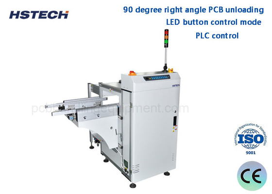 Giá tốt. 390mm chiều rộng 3 tạp chí 20M / Min 90 độ nút LED tự động PCB Unloader trực tuyến
