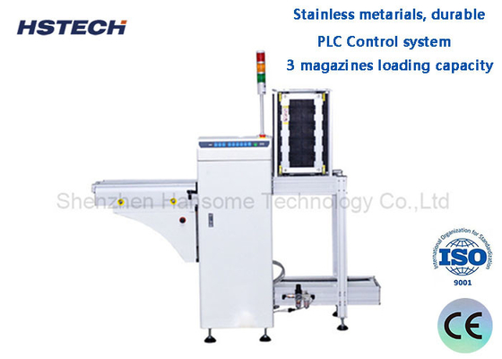 Giá tốt. Hệ thống điều khiển PLC Vật liệu không gỉ Vật liệu không gỉ bền Chế độ điều khiển nút bền PCB Unloader trực tuyến