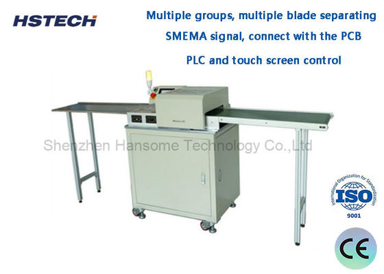 Giá tốt. PLC và điều khiển màn hình cảm ứng SMEMA Signal Multiple Blade LED Strip Machine được thiết kế cho ngành công nghiệp chiếu sáng LED trực tuyến