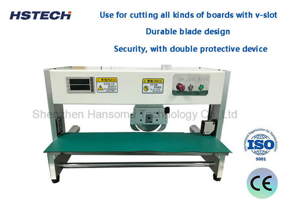 Giá tốt. Máy cắt bảng PCB dài 400mm Blade tròn Di chuyển áp lực thấp trực tuyến