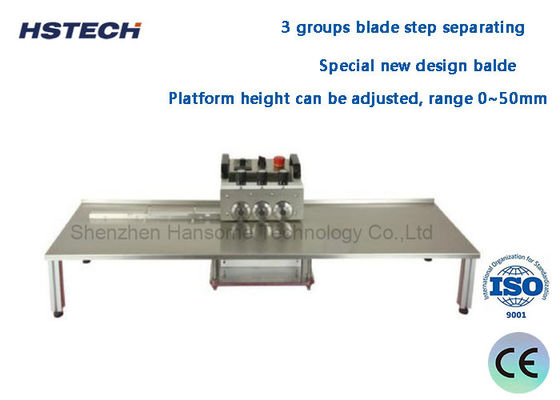 Giá tốt. 3 Nhóm Blade PCB Depanelizer Áp lực thấp cho đèn dải LED trực tuyến