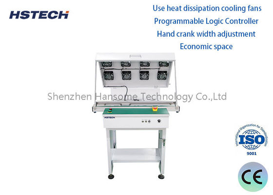 Giá tốt. ESD Flat Belt LED Button Control PCB Handling Conveyor với SMEMA trực tuyến