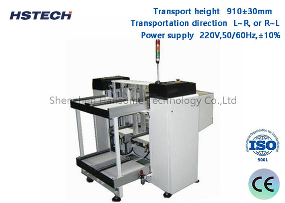 Giá tốt. PLC Control SMT 90 độ PCB Magazine Unloader với đai ESD trực tuyến