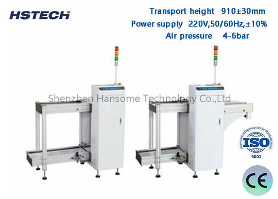Giá tốt. SMT sản xuất 90 độ PCB tạp chí Unloader LED nút điều khiển MD báo cáo 90 độ PCB tạp chí Unloader trực tuyến