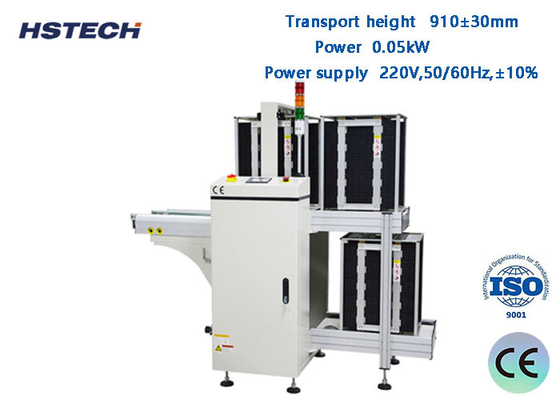 Giá tốt. Kiểm soát màn hình cảm ứng mỗi đường ray 2 tạp chí PCB NG OK Unloader cho đường dây SMT trực tuyến