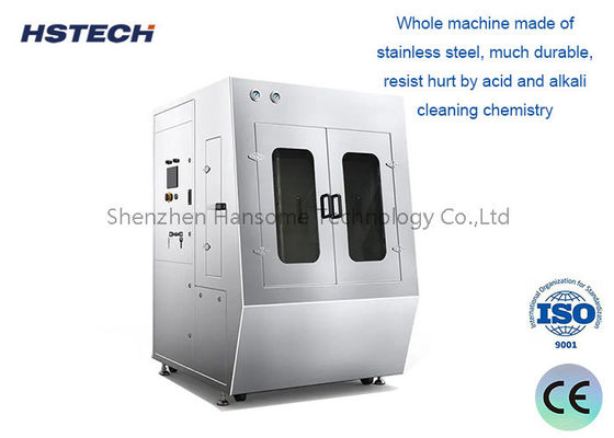 Giá tốt. Máy làm sạch stencil SMT chính xác cao với hệ thống lọc 3 cấp và nút dừng khẩn cấp trực tuyến