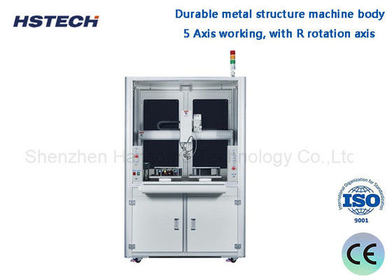 Giá tốt. 5 trục Robot hàn tự động đứng trên sàn với nền tảng đôi để hàn PCB trực tuyến