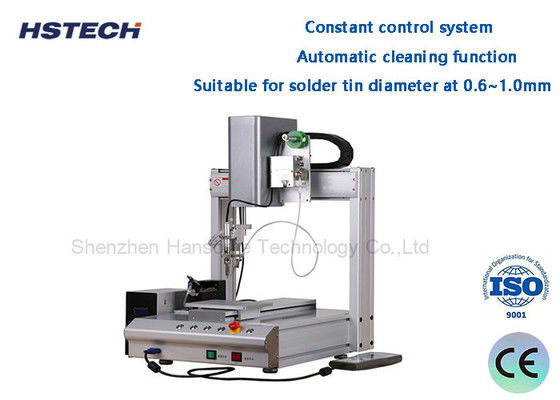 Giá tốt. Máy hàn robot PCB giường đơn 0,8mm Solder Tip Hướng dẫn lập trình HS-S331R trực tuyến