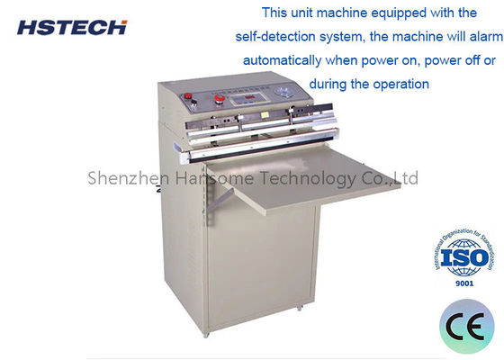 Giá tốt. Bộ đóng gói chân không bên ngoài có thể điều chỉnh cho các bộ phận quang điện tử, kích thước niêm phong 600mm trực tuyến