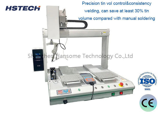 Giá tốt. Máy hàn máy tính bàn PCB tự động bốn trục robot với động cơ bước chính xác cao trực tuyến