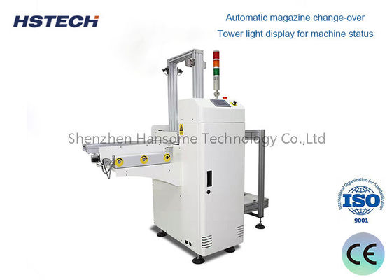 Giá tốt. Bộ nạp tạp chí tự động 90W Động cơ phanh Truyền động Băng tải tốc độ có thể điều chỉnh Bộ dỡ PCB cho Đầu dây chuyền SMT trực tuyến