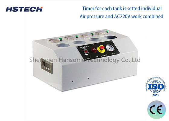Giá tốt. Máy dán hàn tự động màu trắng 4 thùng với hệ thống báo động trực tuyến