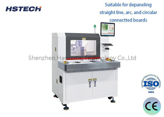 Giá tốt. CCD Vicual Alignment Double Platform Offline PCBA Router Machine với 4 trục điều khiển chuyển động trực tuyến