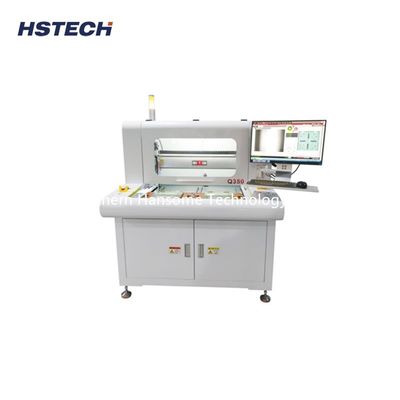 Giá tốt. Bàn làm việc đôi tự động ngoại tuyến PCB Depaneling Router với Lưỡi dao Guillotine chất lượng cao để cắt bảng PCB trực tuyến