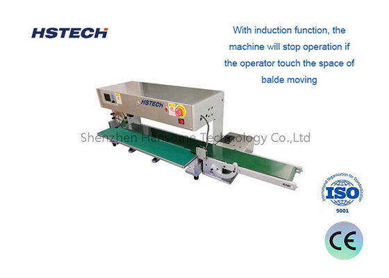 Giá tốt. HS-300 Blade Di chuyển PCB Depaneling thiết bị 400mm Chiều dài điều khiển động cơ duy nhất trực tuyến