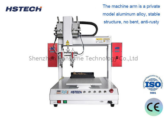 Giá tốt. 400mm x 400mm Không gian làm việc Đầu hàn kép Robot hàn tự động cho giai đoạn SMT trực tuyến