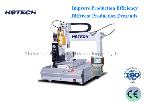 Giá tốt. Máy phân phối keo kiểm soát chính xác cho sản xuất PCB đa năng với tốc độ 300mm / s trực tuyến