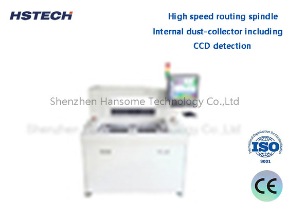 Giá tốt. CCD Detection High Speed Routing Spindle Bộ thu bụi nội bộ bao gồm máy PCBA Router trực tuyến