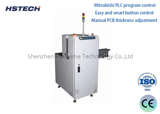 Giá tốt. AC220V Mitsubishi PLC SMEMA Signal Light PCB Bare Board Loader với điều chỉnh độ dày PCB bằng tay trực tuyến