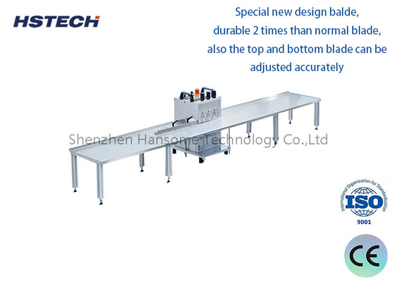 Giá tốt. Low Force Stress 3 Group Blade PCB Depaneling Machine cho đèn LED trực tuyến