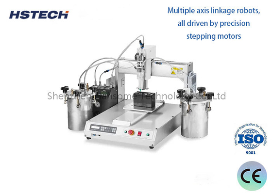 Giá tốt. Máy phân phối keo chu kỳ bốn trạm cho bóng đèn LED với động cơ bước trực tuyến