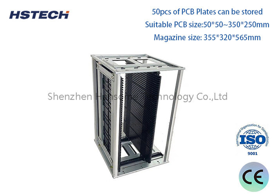 Giá tốt. Độ rộng điều chỉnh Max Store 50pcs SMT ESD Tạp chí PCB Cầm lưu trữ trực tuyến