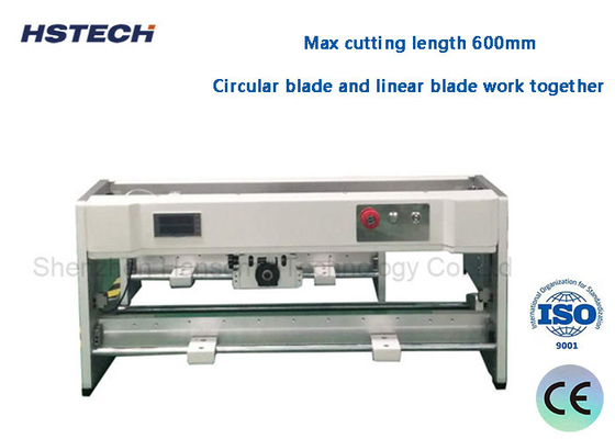 Giá tốt. Máy loại bỏ tấm PCB màn màn hình ánh sáng 600mm Cuttling Length CAB Blade Moving PCB Separator trực tuyến