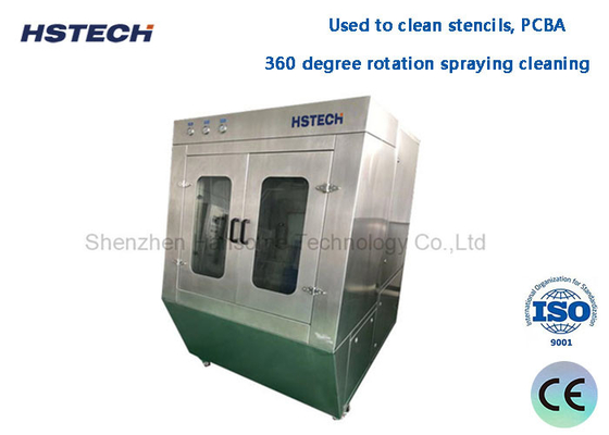 Giá tốt. 28KW PCB siêu âm Stencil Cleaner Khô bằng không khí nóng Stepper Motor Control trực tuyến