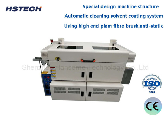 Giá tốt. Thiết bị làm sạch bề mặt PCB một mặt Máy lau đĩa cuộn dính trực tuyến