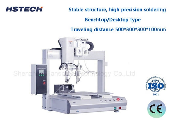 Benchtop Type Processing Data Iron Tin Máy hàn tự động