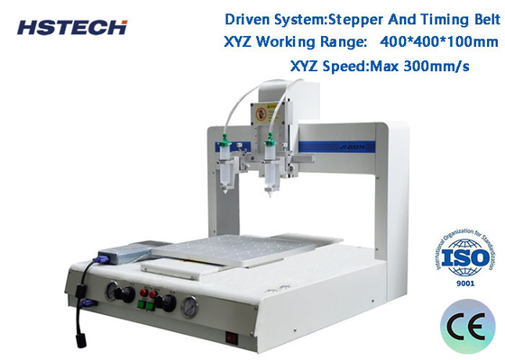 Giá tốt. Max 300mm/s 4 trục Máy phân phối keo với stepper và dây đai thời gian trực tuyến