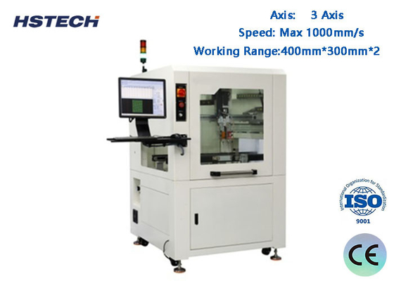 Giá tốt. Máy phân phối keo 3 trục Thép không gỉ cơ thể máy cửa sổ vận hành Máy phân phối keo trực quan trực tuyến