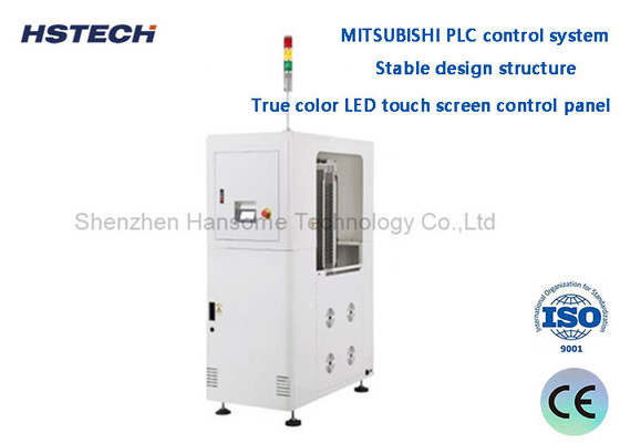 Giá tốt. Hệ thống điều khiển PLC MITSUBISHI cấu trúc thiết kế ổn định Máy đệm PCB với FIFO LIFO, NG / OK và chức năng By-Pass trực tuyến