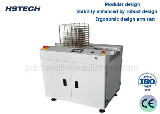 Giá tốt. Tính ổn định được tăng cường bởi thiết kế chắc chắn Thiết kế mô-đun SMEMA tương thích NG PCB Reject Conveyor HS-CVN4600 trực tuyến