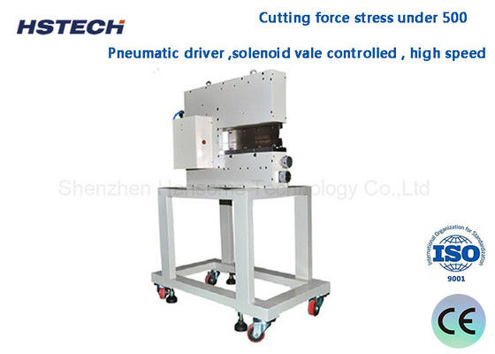 V-CUT PCB Pneumatic PCB Depanelizer với chiều cao lưỡi điều chỉnh để dễ vận hành
