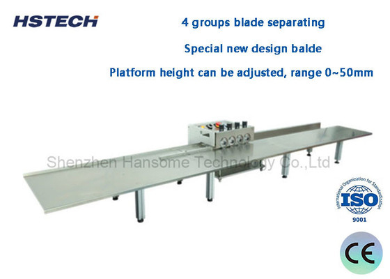 Giá tốt. 4 Nhóm Blade Separating LED Hard Strip PCB Depaneling Equipment Using 1.2 Meter Platform 4 Nhóm Blade HS-F306 trực tuyến