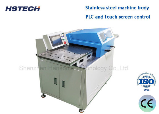 Giá tốt. Thiết bị cắt PCB hàng loạt 360mm chiều rộng với điều khiển màn hình cảm ứng Máy tách LED hàng loạt tự động HS-F380 trực tuyến