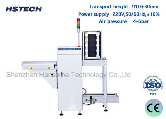 Điều khiển nút tùy chỉnh PCB Unloader khoảng 30 giây SMT Line Unloader với động cơ