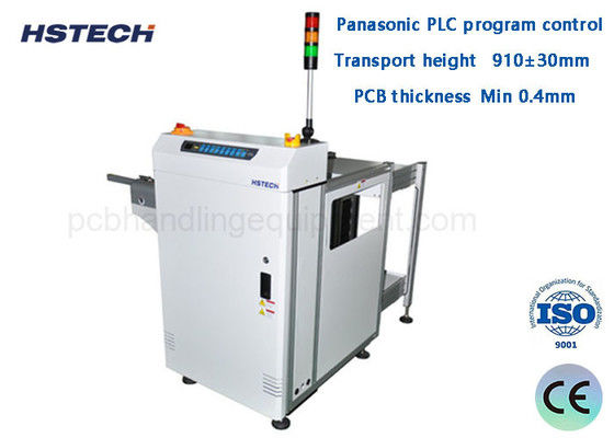 Chế độ điều khiển nút LED với màn hình chiếu sáng 3 Lolor 40mm Pitch 20M/Min 90 độ PCB Magazine Unloader HS-CU390