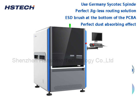Giá tốt. Đức Sycotec Spinde Perfect Jig-Less Routing Solution Inline PCBA Router Machine HS-ARX-811 trực tuyến