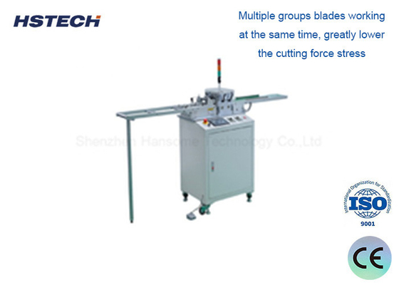 Giá tốt. Tốc độ cao Blade thép đa nhóm LED dải ánh sáng PCB Depaneling Machine trực tuyến