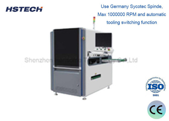 Giá tốt. Máy định tuyến PCB nguồn ánh sáng cấp đo với trục Sycotec cho thử nghiệm ATE trực tuyến