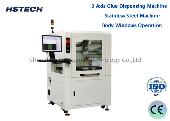 Giá tốt. Máy phân phối keo thị giác chính xác cao màn hình LCD điều khiển PC tốc độ cao HS-VD331 trực tuyến