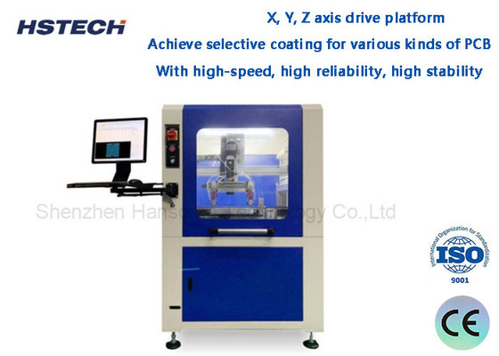 Giá tốt. X, Y, Z Axis Drive Platform tốc độ cao độ tin cậy cao độ ổn định cao 3Axis Selective Coating Machine trực tuyến