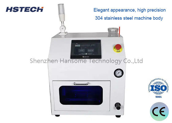 Thiết bị làm sạch vòi SMT HS-800 với màn hình cảm ứng PLC và nắp xanh