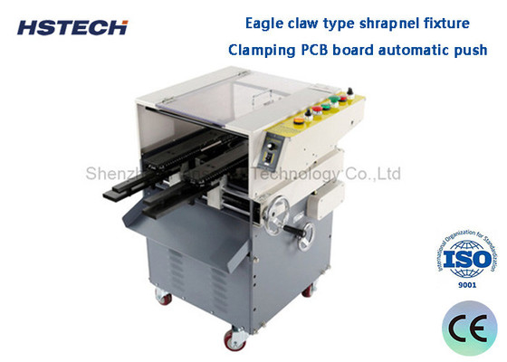 Giá tốt. Eagle Claw Type Shrapnel Fixture Clamping PCB Board Tự động đẩy Máy cắt chì PCB tự động trực tuyến